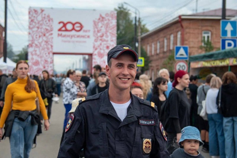 Сотрудники полиции обеспечили охрану общественного порядка в период трехдневного празднования 200-летия города Минусинска
