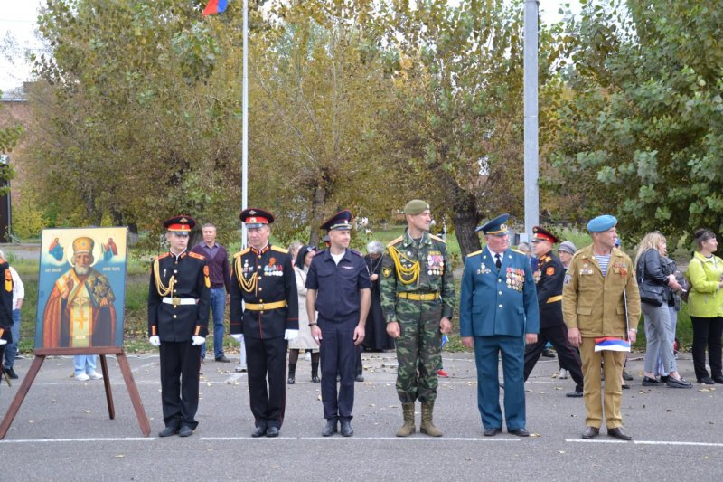 Начальник Межмуниципального отдела «Минусинский» принял участие в торжественной присяге воспитанников Минусинского кадетского корпуса